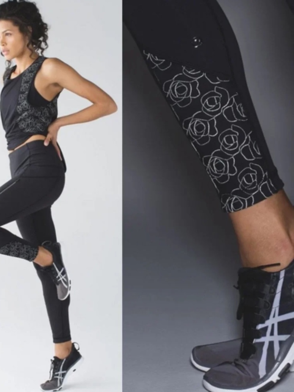 Lululemon Lucent Ice Queen Tight Leggings - Black - Size Small